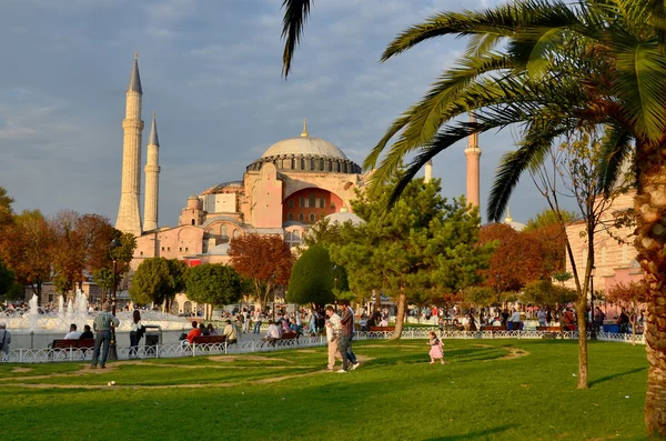 Istanbul Wrzesień Hagia Sophia Stambule Września 2013 Stambuł Turcja Hagia — Zdjęcie stockowe