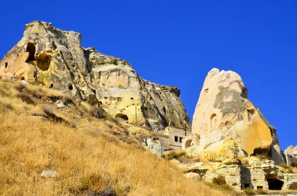 Türkiye Nin Kapadokya Nın Bilinen Özelliği Muhtemelen Kalbinde Goreme Peri — Stok fotoğraf