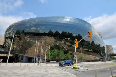 OTTAWA  CANADA JUNE 30: Ottawa convention centre on June 30, 2013 in Ottawa Canada. The Ottawa Convention Centre was built to be as environmentally friendly as possible.