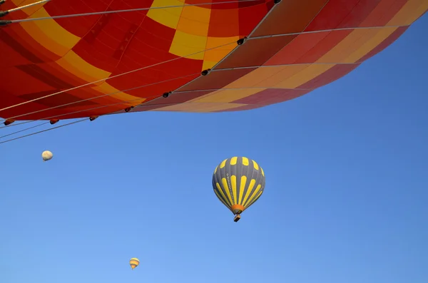 Goreme Turkey Oktober Hete Lucht Ballon Vliegen Cappadocië Bekend Hele — Stockfoto