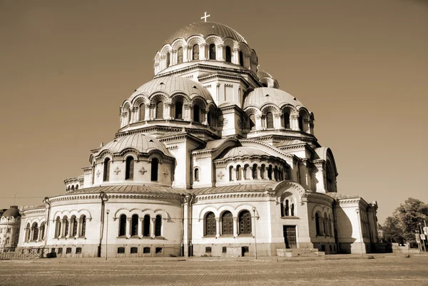Sofia Bulgaria Septiembre Catedral San Alejandro Nevski Una Catedral Ortodoxa —  Fotos de Stock