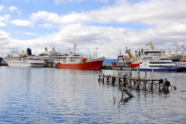 Ushuaia Argentina Nov Porto Ushuaia Comunemente Considerata Città Più Meridionale — Foto Stock