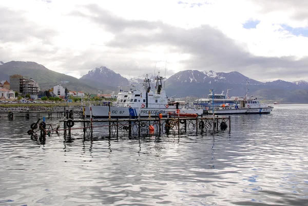 Ushuaia Argentina Nov Puerto Ushuaia Comúnmente Considerada Como Ciudad Más —  Fotos de Stock