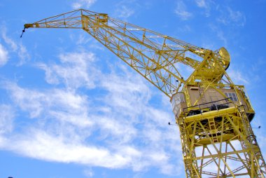 Porto Madero, Buenos ve Arjantin 'in 3. rıhtımındaki geleneksel vinçler.