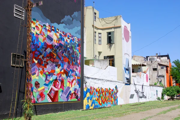 Buenos Aires Nov Zone Colorée Dans Les Quartiers Boca Novembre — Photo