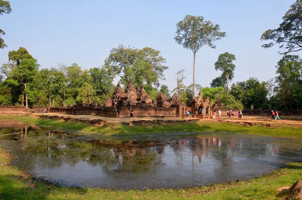 Angkor Wat Cambodia 2013 Details Banteay Srei Banteay Srey 10Th — ストック写真