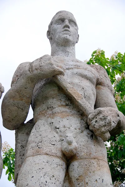 Berlin Germany May Berlin Olympia Stadium Sculptures Athletes Built 1936 — Stock Photo, Image