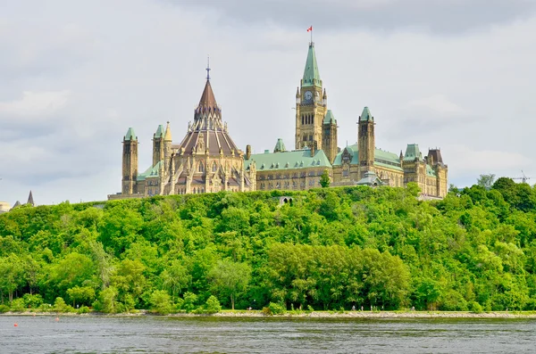 Ottawa Canada June Парламент Канади Федеральний Законодавчий Орган Канади Розташований — стокове фото