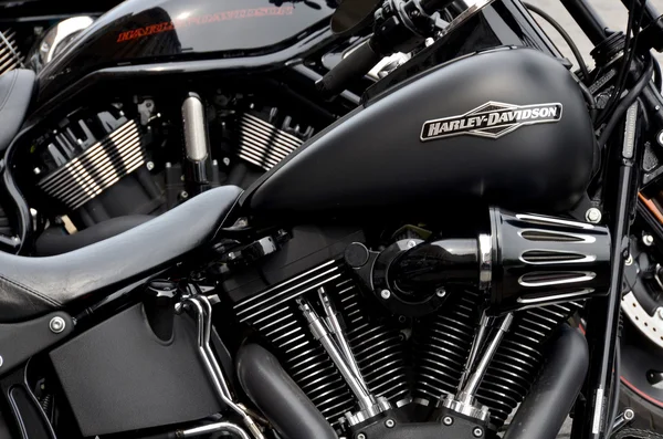 Harley Davidson Motocicleta Perto — Fotografia de Stock