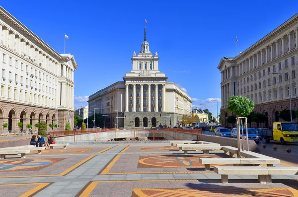 Sofia Bulgaria September Largo Architectural Complex Downtown Sofia Which Includes — Stock Photo, Image