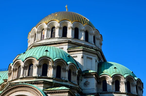 Sofia Bulgaria Septiembre Catedral San Alejandro Nevski Una Catedral Ortodoxa — Foto de Stock