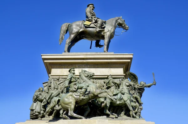 Sofia Bulgaria Septembro Revolução Classe Média Redor Monumento Czar Libertador — Fotografia de Stock