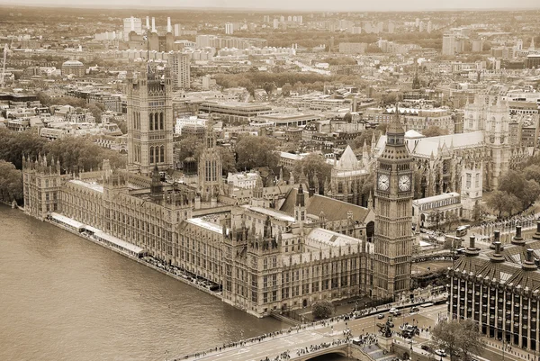 Vista Aérea Londres Reino Unido — Fotografia de Stock