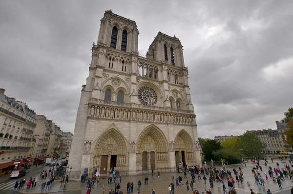 Paris France October Notre Dame Cathedral Paris France October 2013 — Foto Stock