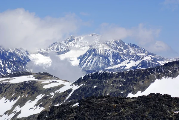 Montaña Whistler Una Montaña Cordillera Fitzsimmons Las Cordilleras Del Pacífico — Foto de Stock