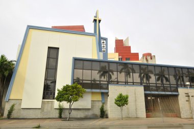 MIAMI - FLORIDA - USA - OCTOBER 28: First United Methodist Church of Miami on october 28 2012 in Miami, Florida. A diverse Christian church serving the heart of Miami downtown.