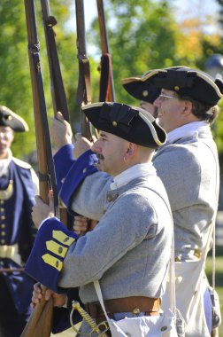 MONTREAL CANADA-SEPT. 02: Montreal military culture festival participant on Sept. 02 2012 in Montreal, Canada. The Great Military Montrealers from 1812-2012 exhibition.