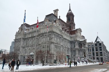 Montreal 'in belediye binası, Kanada' daki İkinci İmparatorluk tarzının 20 Ocak 2013 'te Montreal Kanada' daki en iyi örneklerinden biridir.