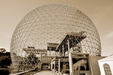 MONTREAL-CANADA OCT. 3: The Biosphere is a museum in Montreal dedicated to the environment. Located at Parc Jean-Drapeau in the former pavilion of the United States on Oct. 3 2011 Montreal, Canada