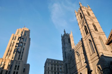 Montreal, Kanada 'da Notre Dame Bazilikası
