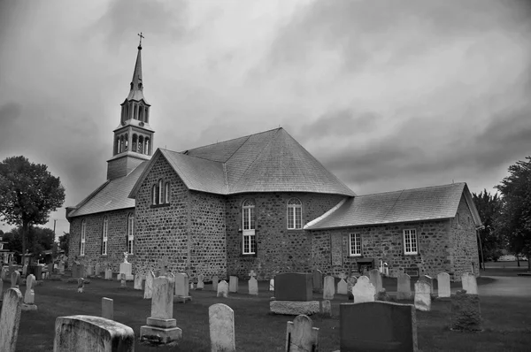 Alte Christliche Burg Und Friedhof — Stockfoto