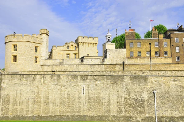 Buiten Tower London Hare Majesteits Koninklijk Paleis Fort Van Tower — Stockfoto