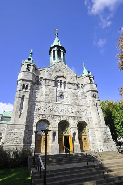 Montreal Quebec Canada 2012 Saint Clement Church Faade Has Uncommon — Fotografia de Stock