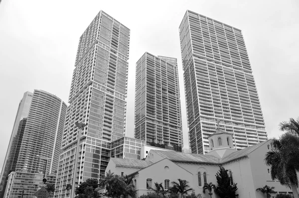 Miami Florida Octubre Centro Miami Crecido Hasta Convertirse Área Más — Foto de Stock