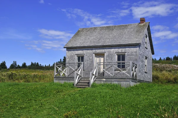 Old Fisherman House Bonaventure Island Perce Quebec Canada — Stock Photo, Image