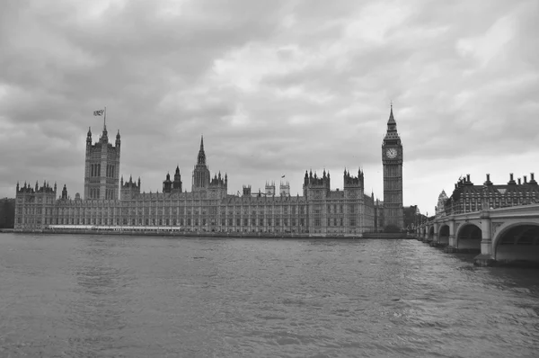 London United Kingdom March 2019 Palace Westminster Black White Meeting — стоковое фото