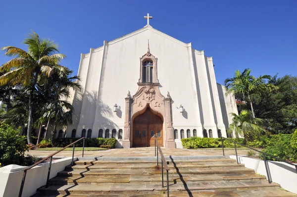 Fist United Methodist Church Coral Gables Miami Florida Usa — стокове фото