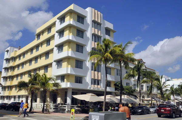 Miami South Beach Florida Octubre Edificios Ocean Drive Octubre 2012 — Foto de Stock