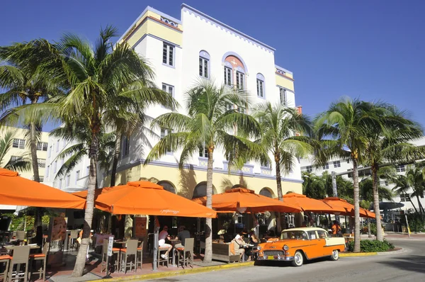 Miami South Beach Florida Octubre Edificios Ocean Drive Octubre 2012 — Foto de Stock