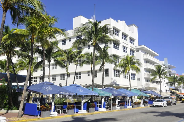 Miami South Beach Florida Octubre Edificios Ocean Drive Octubre 2012 — Foto de Stock