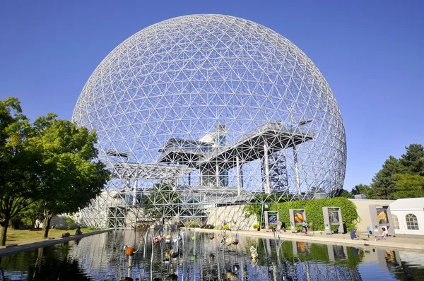 Montreal Canadá Agosto Biosfera Museo Montreal Dedicado Medio Ambiente Situado — Foto de Stock