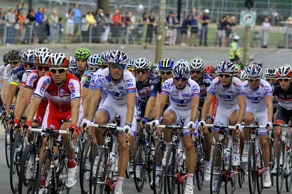 Montreal Canada September Group Cyclists Action 2012 Uci Cycling Calendar — 스톡 사진