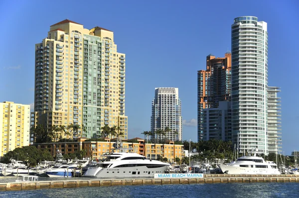 Miami South Beach Florida Usa 2012 Hotel Apartment Buildings Architecture — Foto de Stock