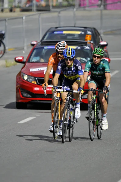 Montreal Canada September Een Groep Renners Actie Uci Wielerkalender 2012 — Stockfoto