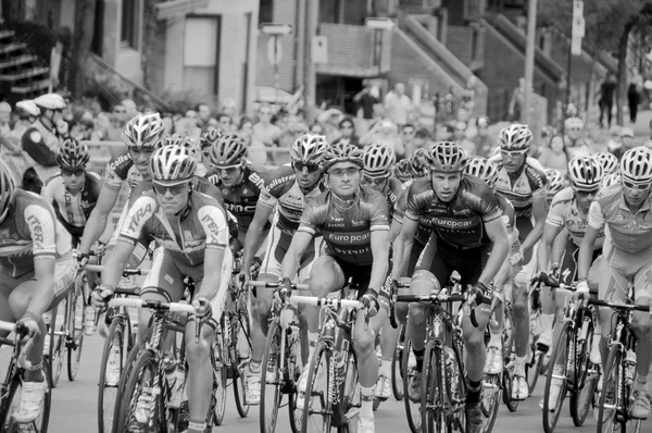 Montréal Canada Septembre Groupe Cyclistes Action Grand Prix Cycliste Montréal — Photo