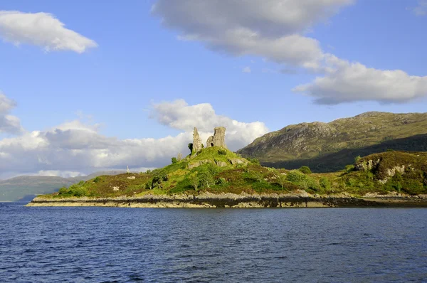 Castle Moil Kyleakin Isla Skye Escocia Finales Del Siglo Clan — Foto de Stock