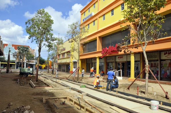 Costruzione Strada Miami Florida — Foto Stock