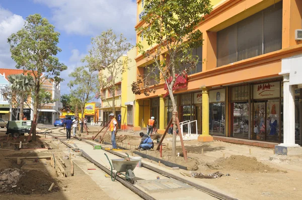 Costruzione Strada Miami Florida — Foto Stock