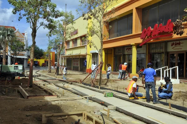 Costruzione Strada Miami Florida — Foto Stock