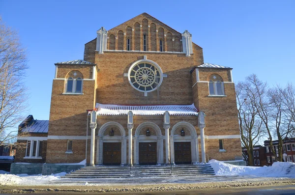 Westmount Sedmý Den Adventistický Kostel Nejstarší Největší Adventistický Kostel Montrealu — Stock fotografie