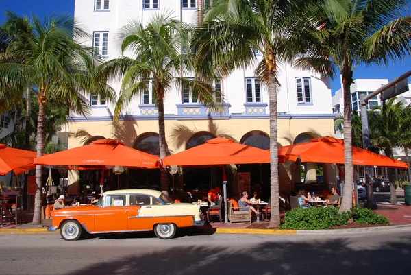 Miami South Beach Florida Octubre Edificios Ocean Drive Octubre 2012 — Foto de Stock