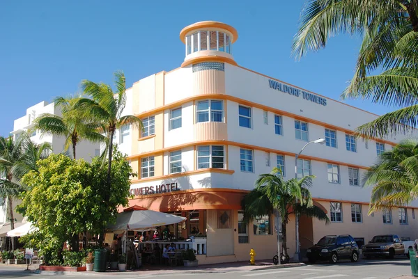 Miami South Beach Florida Octubre Edificios Ocean Drive Octubre 2012 — Foto de Stock