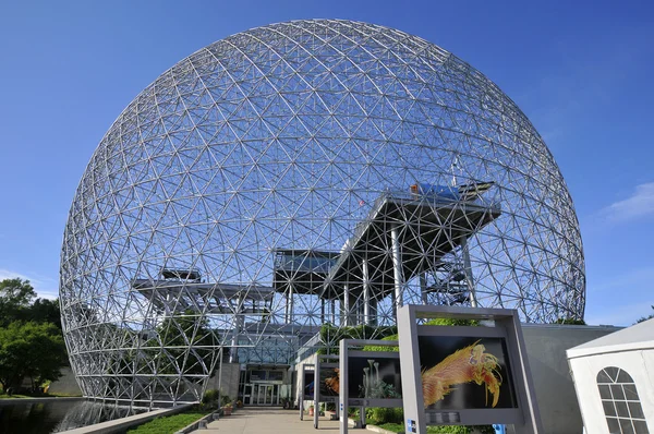 Montreal Canada Junho Biosfera Museu Montreal Dedicado Meio Ambiente Localizado — Fotografia de Stock