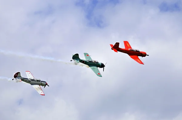 Bromont Quebec Canada July Pilots Action Air Show July 2012 — 图库照片