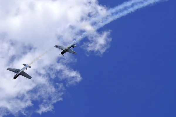 Bromont Quebec Canada July Unidentified Pilot Air Show July 2012 — Foto Stock