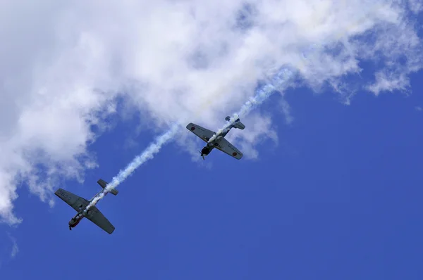 Bromont Quebec Canada July Unidentified Pilot Air Show July 2012 — Stockfoto